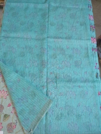 PURE HANDLOOM LENIN KOTA - Turquoise Blue