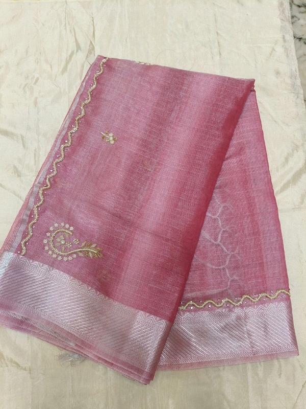 LENIN TISSUE AARI WORK - Blush Pink