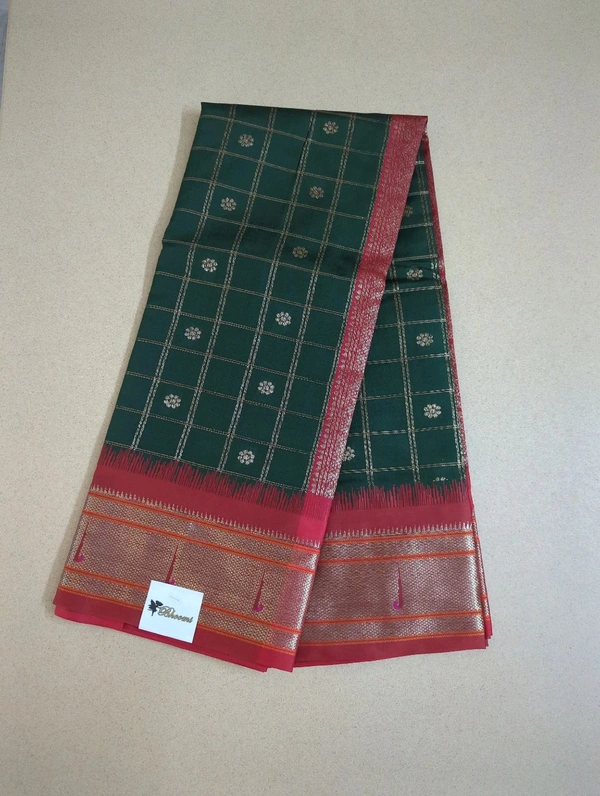 Semi Benarasi Silk - green