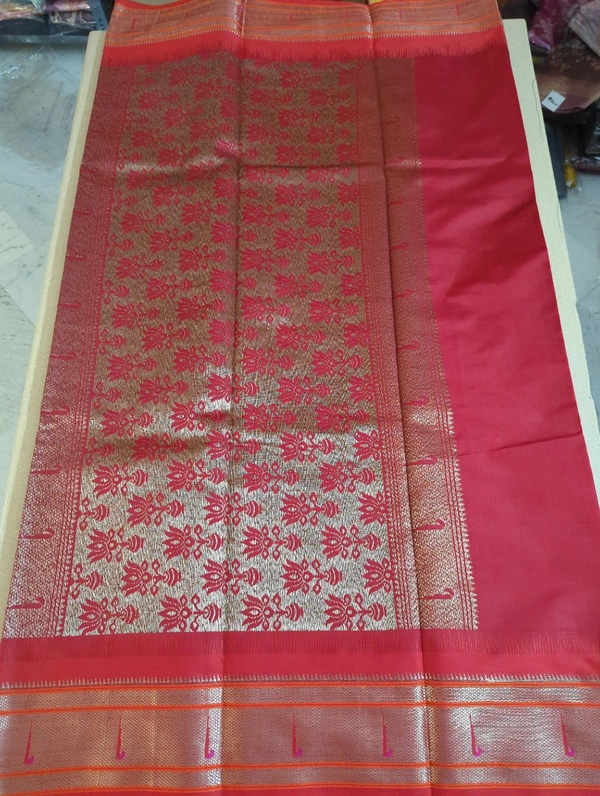 Semi Benarasi Silk - green