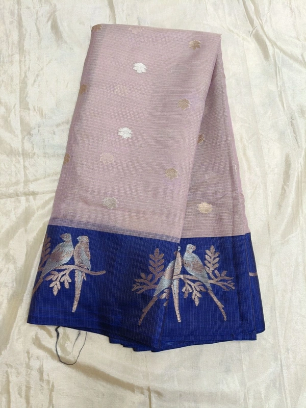 Silk Kota Weaving - Lilac