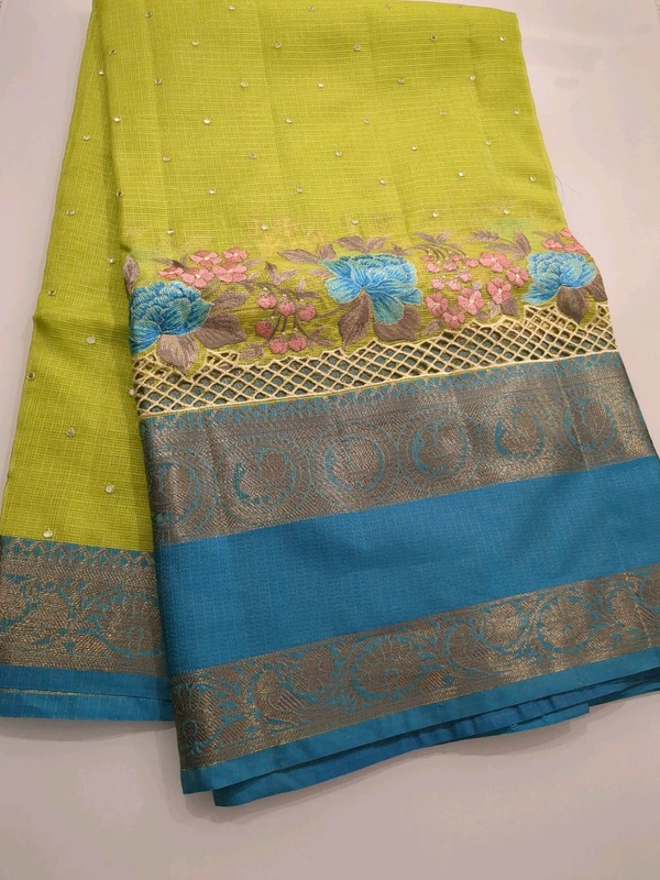 Silk Kota Work  - Green