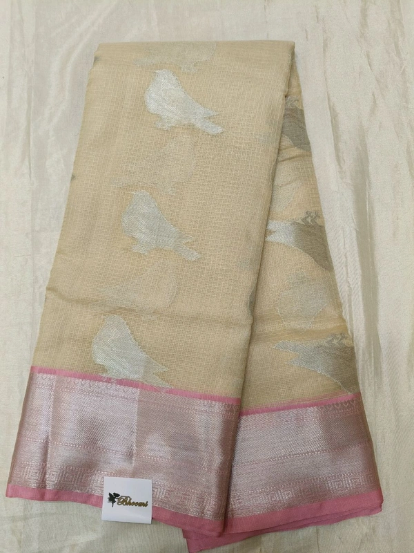 Silk Kota Weaving - sand