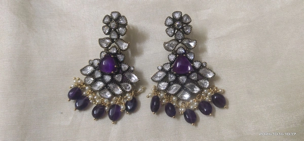 Real Mossonite - Electric Violet