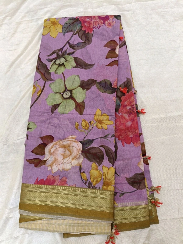 Pure Handloom Khadi Cotton - Pink Flamingo