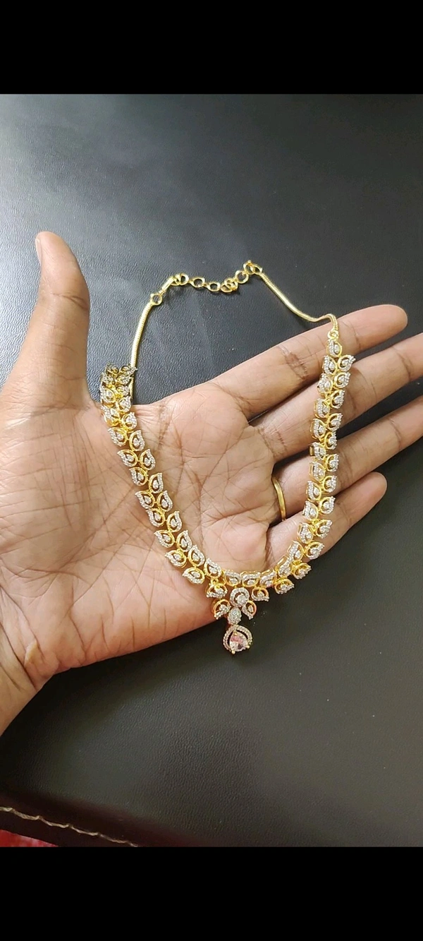 Diamond Replica With White Stones