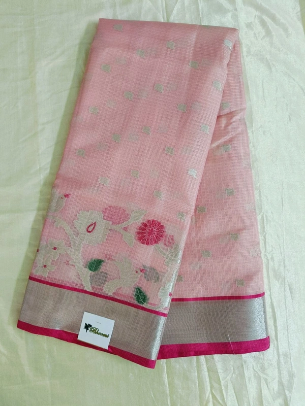 Silk Kota Saree - Sundown