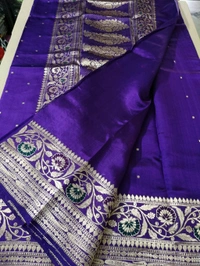 Pure Handloom Raw Mango - Pigment Indigo