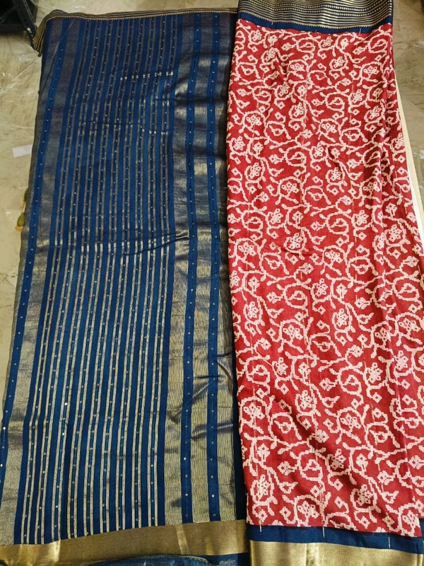 Muslin Sequence  - brick red 5