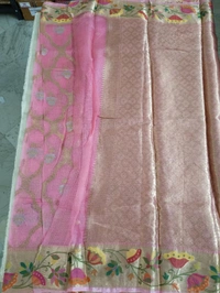 pure Handloom Silk Kota - pink