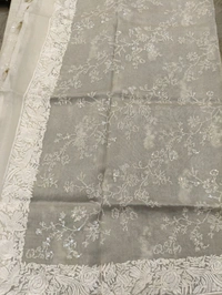 PURE ORGANZA EMBRROIDARY - White