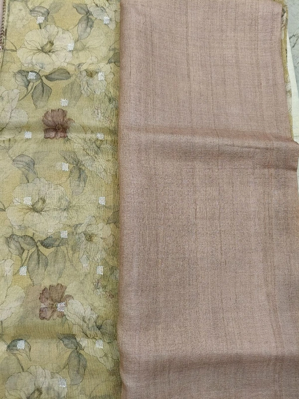 Pure Handloom Organza Tissue - Twine