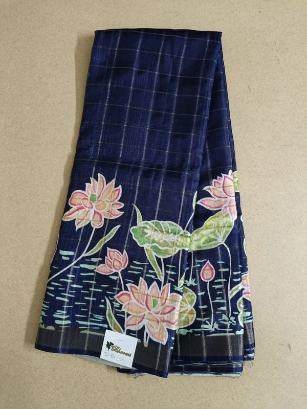 Tusser Hand Paint - Pigment Indigo