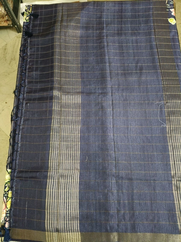 Tusser Hand Paint - Pigment Indigo