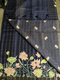 Tusser Hand Paint - Pigment Indigo