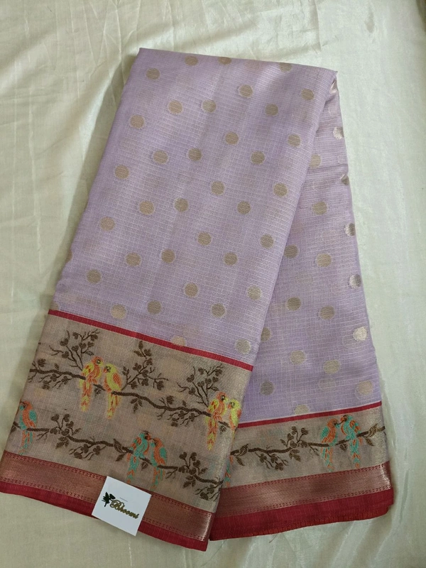 Silk Kota Saree - lavender