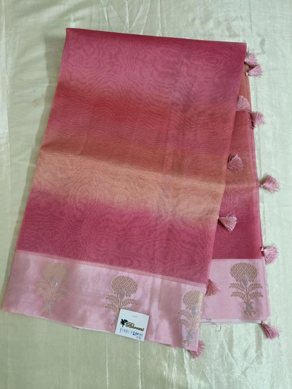 pure organza digital - Pink Flamingo