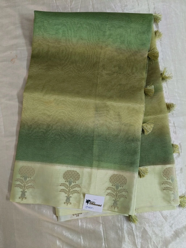 pure organza digital - Green