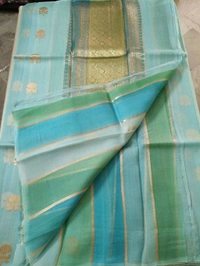 Pure Handloom Organza - glacier