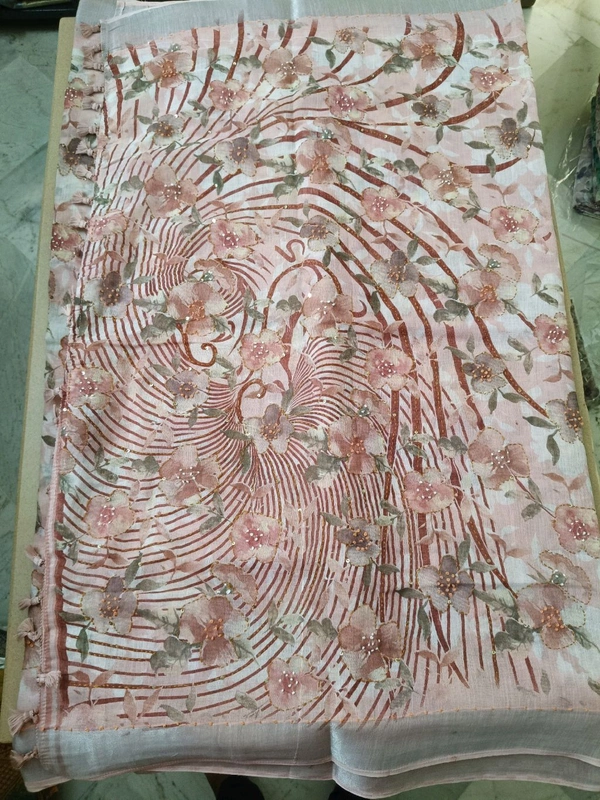 Lenin Printed Kanta - peach 9