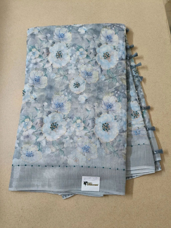 Lenin Printed Kanta - blue 12