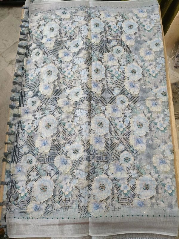 Lenin Printed Kanta - blue 12