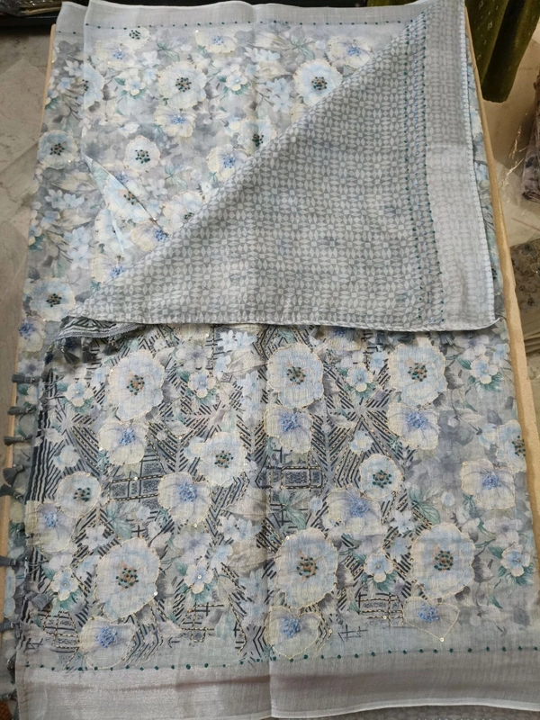 Lenin Printed Kanta - blue 12