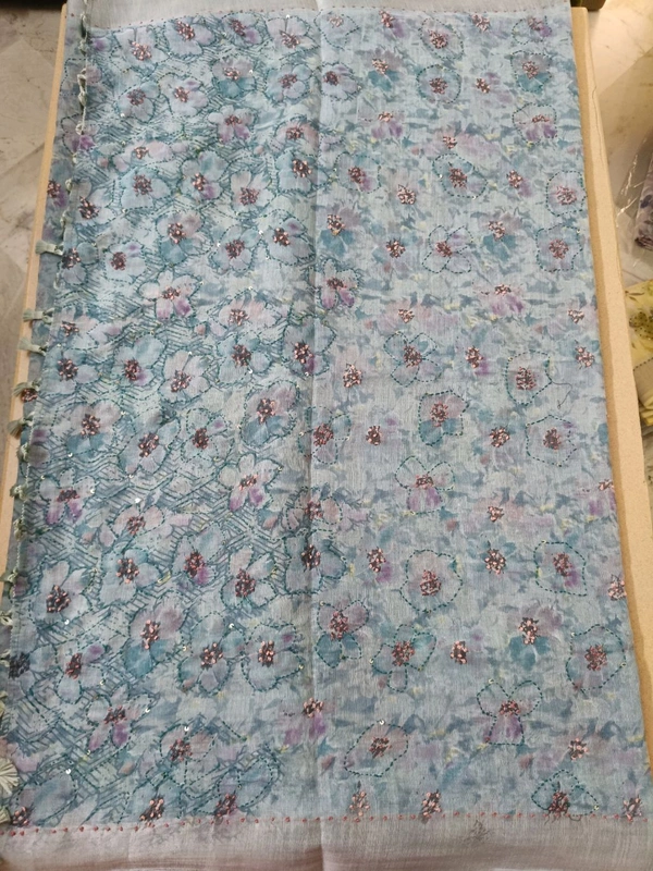 Lenin Printed Kanta - navy blue 14