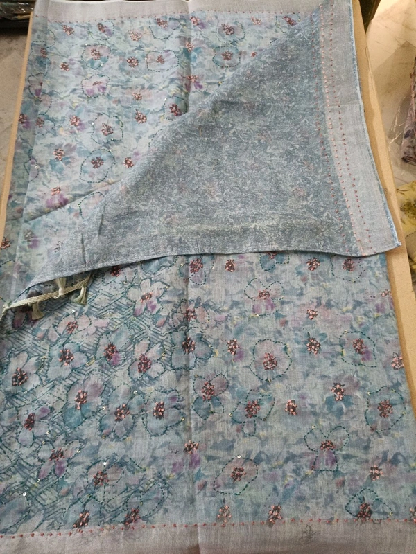 Lenin Printed Kanta - navy blue 14