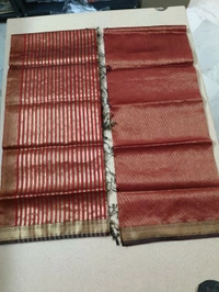 Pure Handloom Maheswari - Red