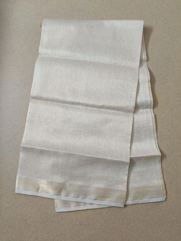 Pure Handloom Maheswari - cream