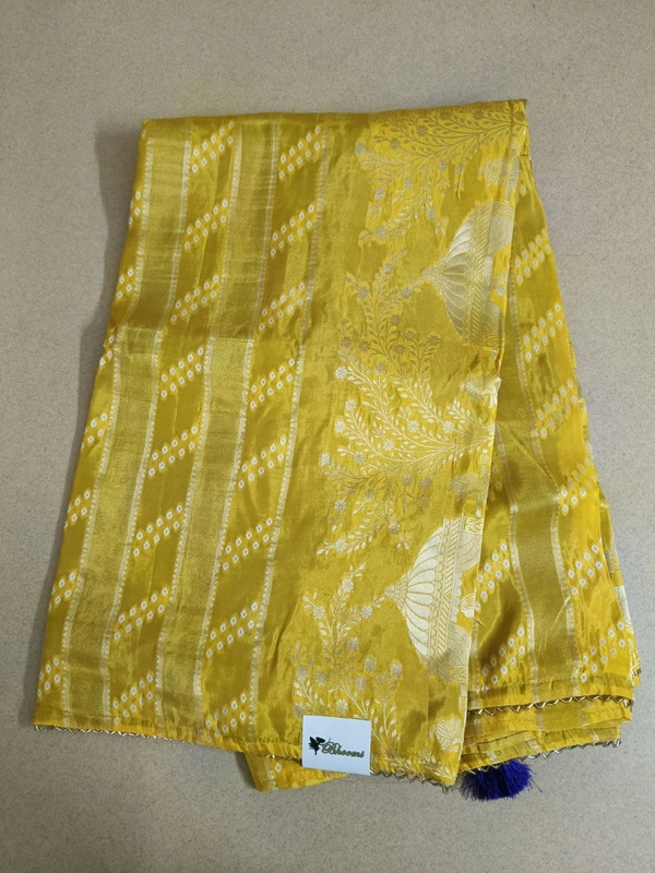 Russian Bandhini - Yellow