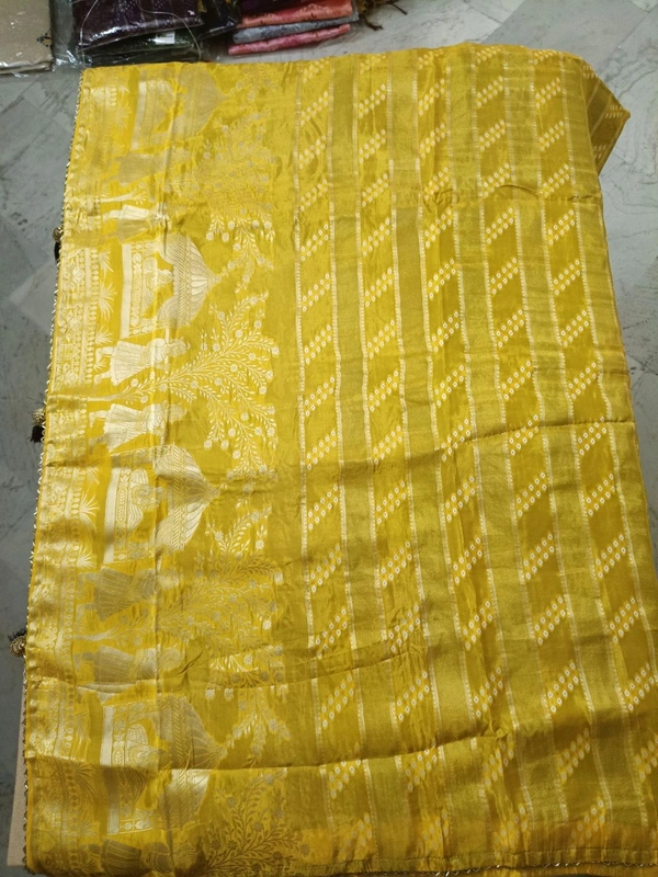 Russian Bandhini - Yellow