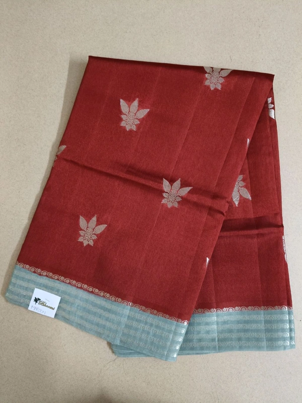 Pure Raw Silk - Maroon