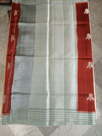 Pure Raw Silk - Maroon