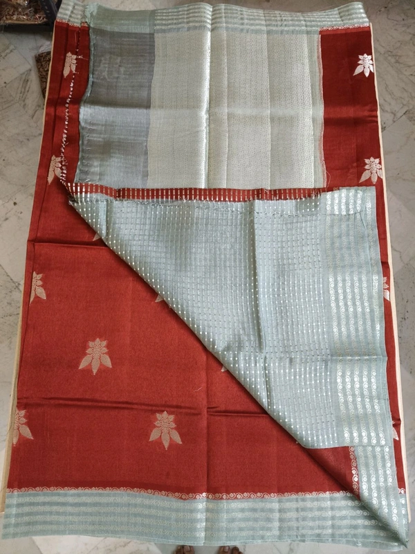 Pure Raw Silk - Maroon