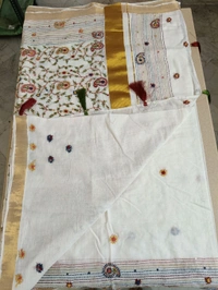 Pure Kerala Cotton - White