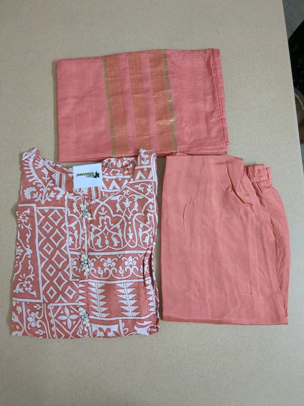 pure musline kurti set - 42