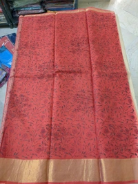 pure cotton kota - orange 2