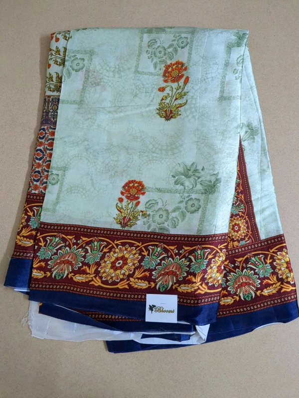 Pure Gajji Silk - mint green