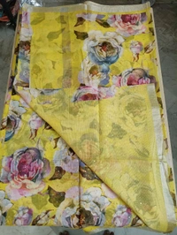 pure cotton kota doriya - Yellow