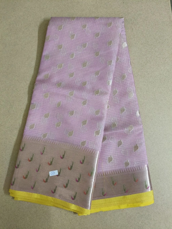 pure silk kota pythani - Pink Lace