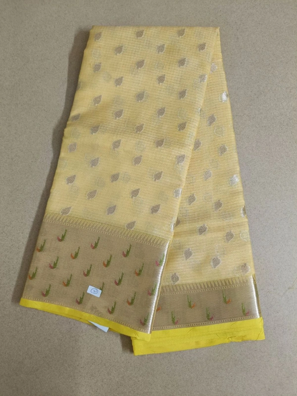 pure silk kota pythani - Yellow