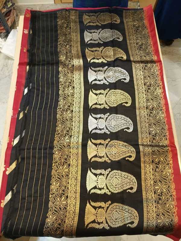 Pure Handloom Raw Mango - Red