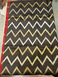 Pure Handloom Raw Mango - Red