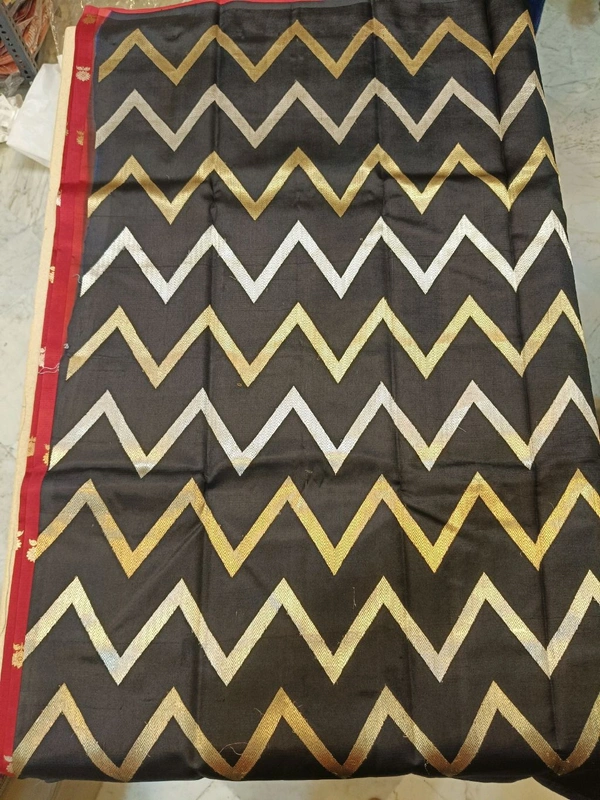 Pure Handloom Raw Mango - Red