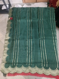 Russian Crepe Scallop - green