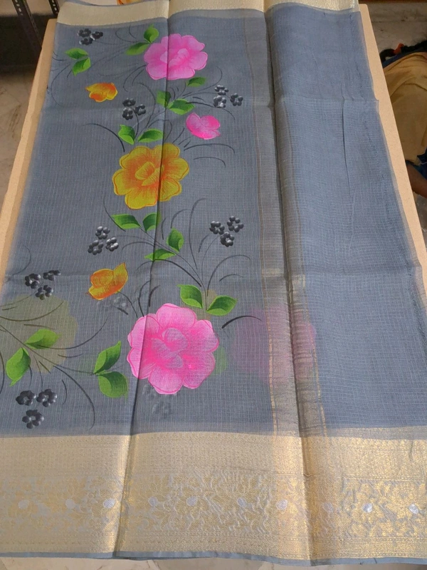 pure kota hand paint - Gray