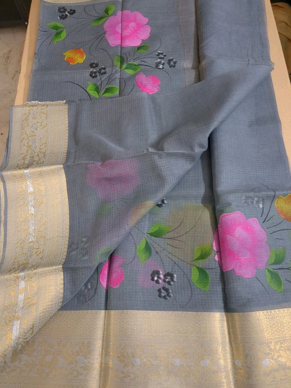 pure kota hand paint - Gray