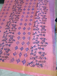 pure cotton kota - sky blue